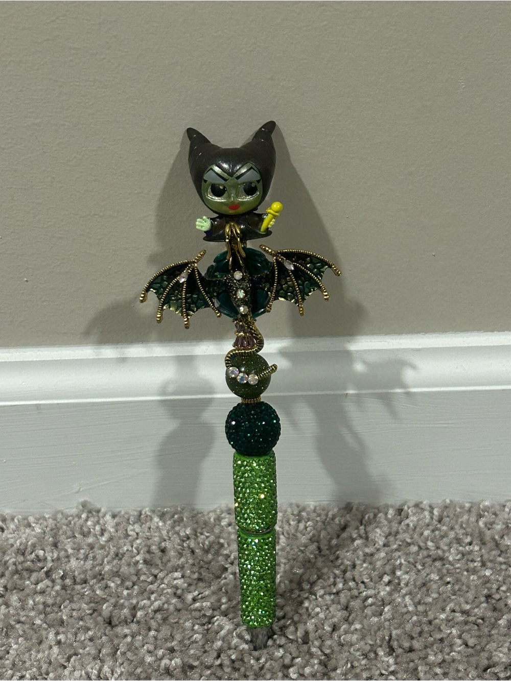 Disney Maleficent Doorable Beaded Pen - NEW